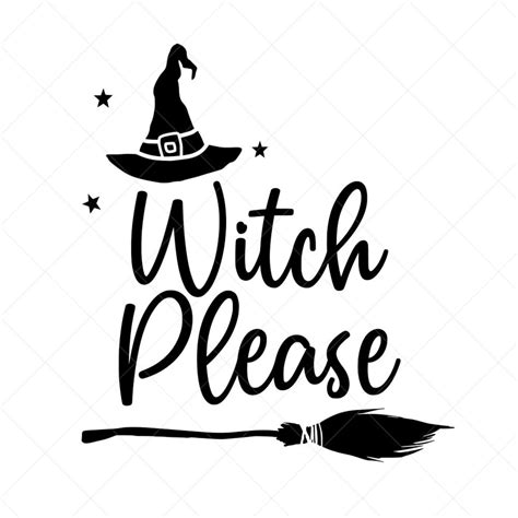 Witch please svg